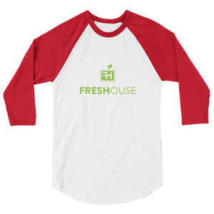 FresHouse 3/4 sleeve raglan shirt