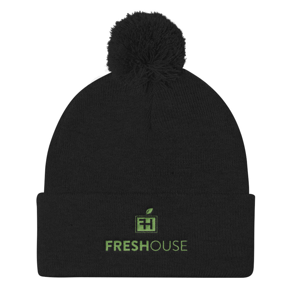 FresHouse Pom Pom Knit Hat